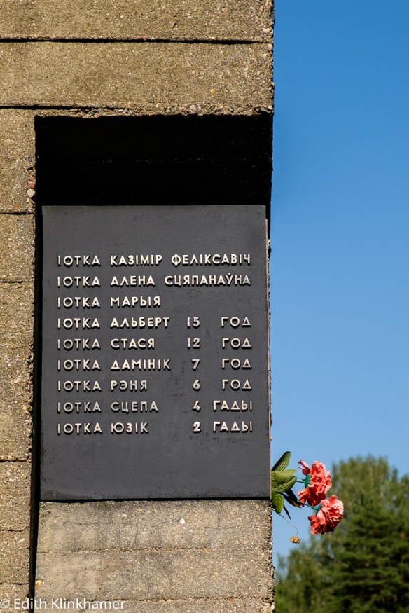 the names of the people who had lived in the house and the ages of the children